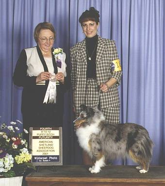 ASSA 2001 - 4th place futurity. Judge Lyn Krivanek